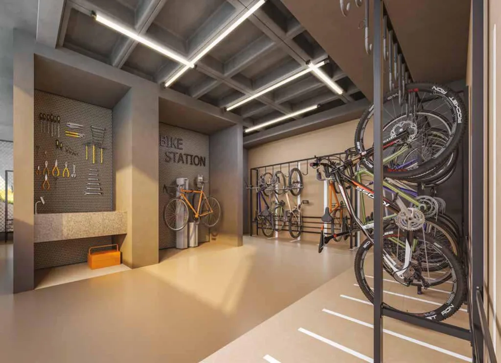 Casa Nacional Eztec: Bicicletário