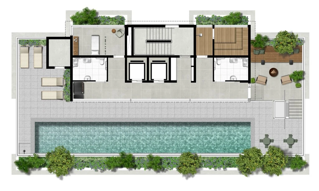 Claris: Pavimento rooftop