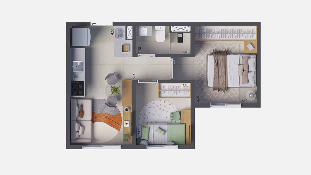 Connect Estação João Dias: 2 dorm 32m²