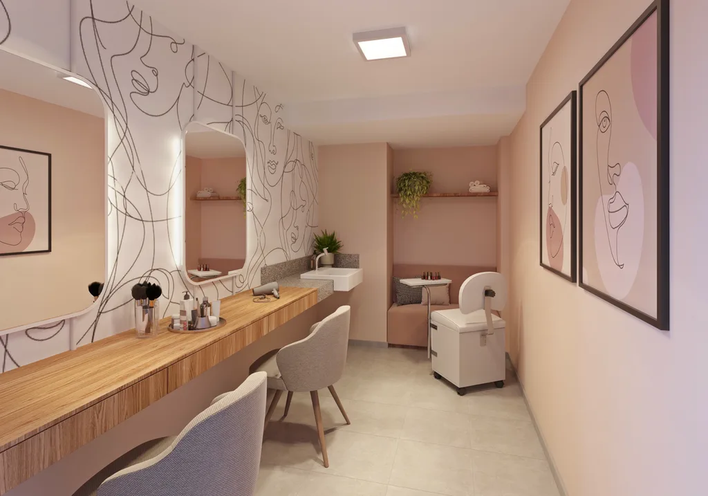 Conquista Clube Sacomã Fase 1: Espaço beauty