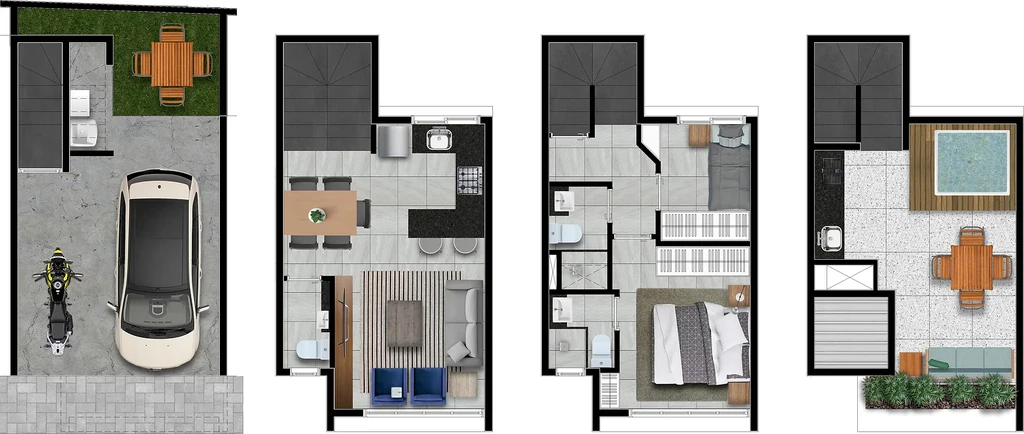 CUBE Klabin: 2 dorm 121m²