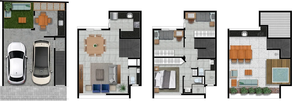 CUBE Klabin: 3 dorm 169m²