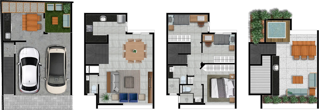 CUBE Klabin: 3 dorm 174m²