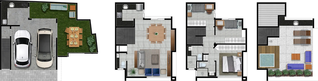 CUBE Klabin: 3 dorm 193m²