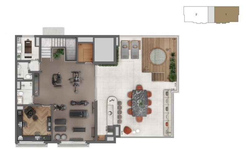Cyrela Legacy Campo Belo: 3 dorm 329m² cobertura duplex superior opção