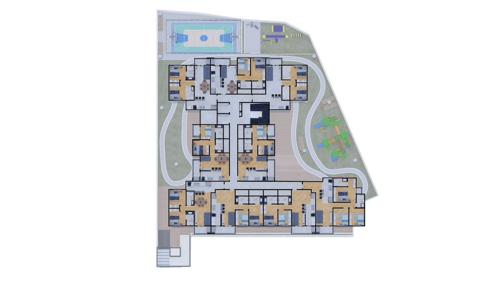 D'Carmo Residencial: Pavimento tipo