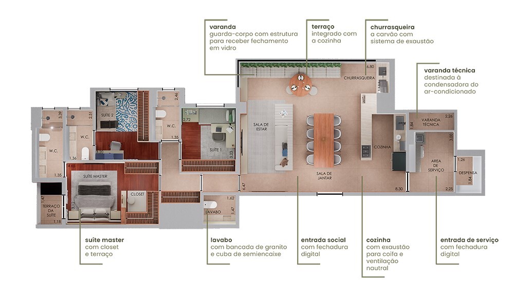 Douro: 3 dorm 134m²