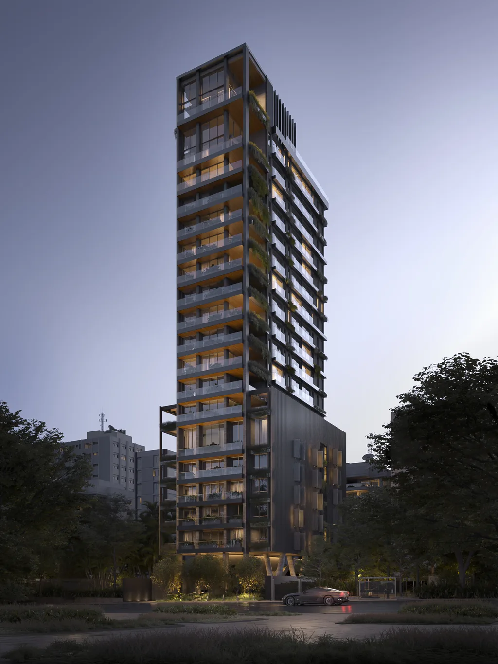 Edifício Jardim: Fachada