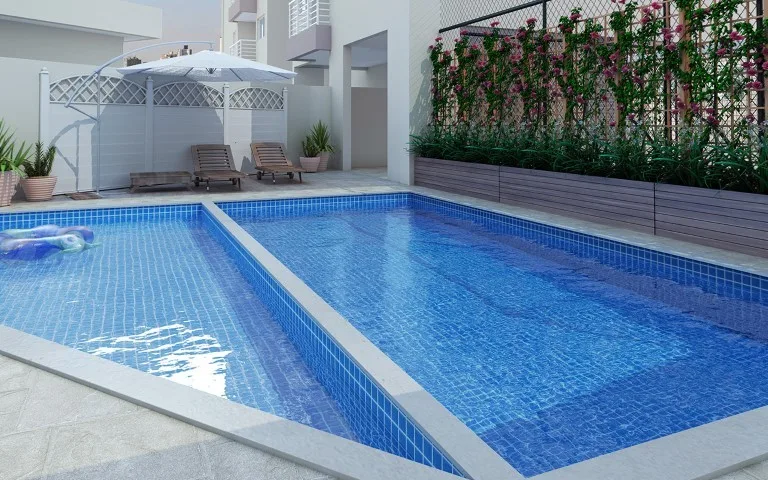 Edifício Martinique: Piscina