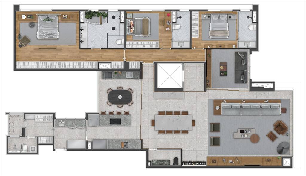 Edson 1400: 3 dorm 234m² opção