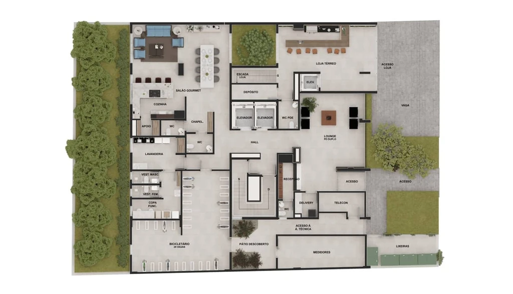 Enjoy Residence: Pavimento térreo