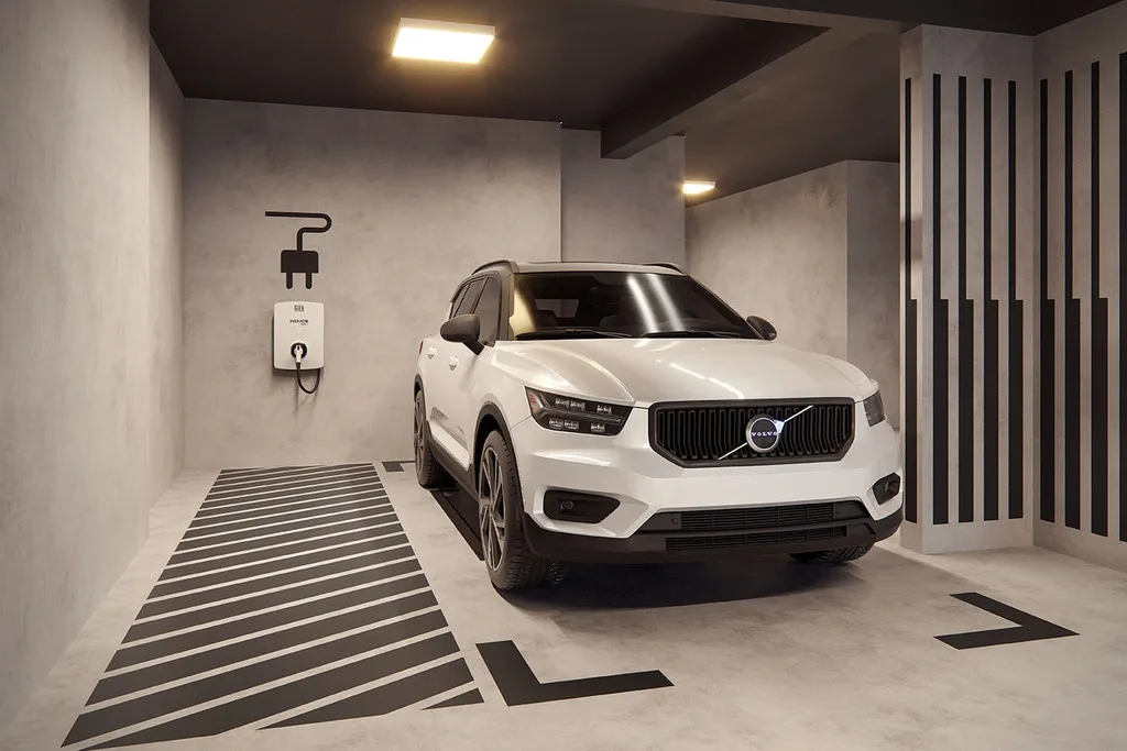 Épico Klabin: Tomada carro eletrico