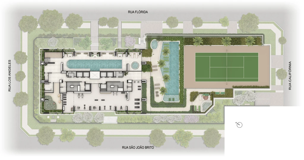 Planta do Escape Brooklin