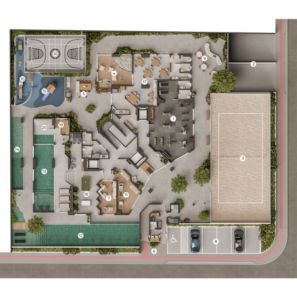 Essence Residence: Pavimento lazer