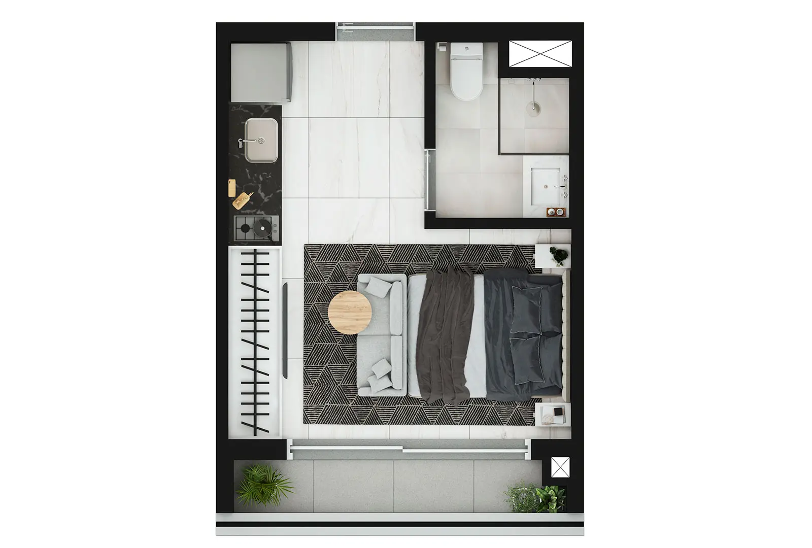 Planta do Essential Brooklin