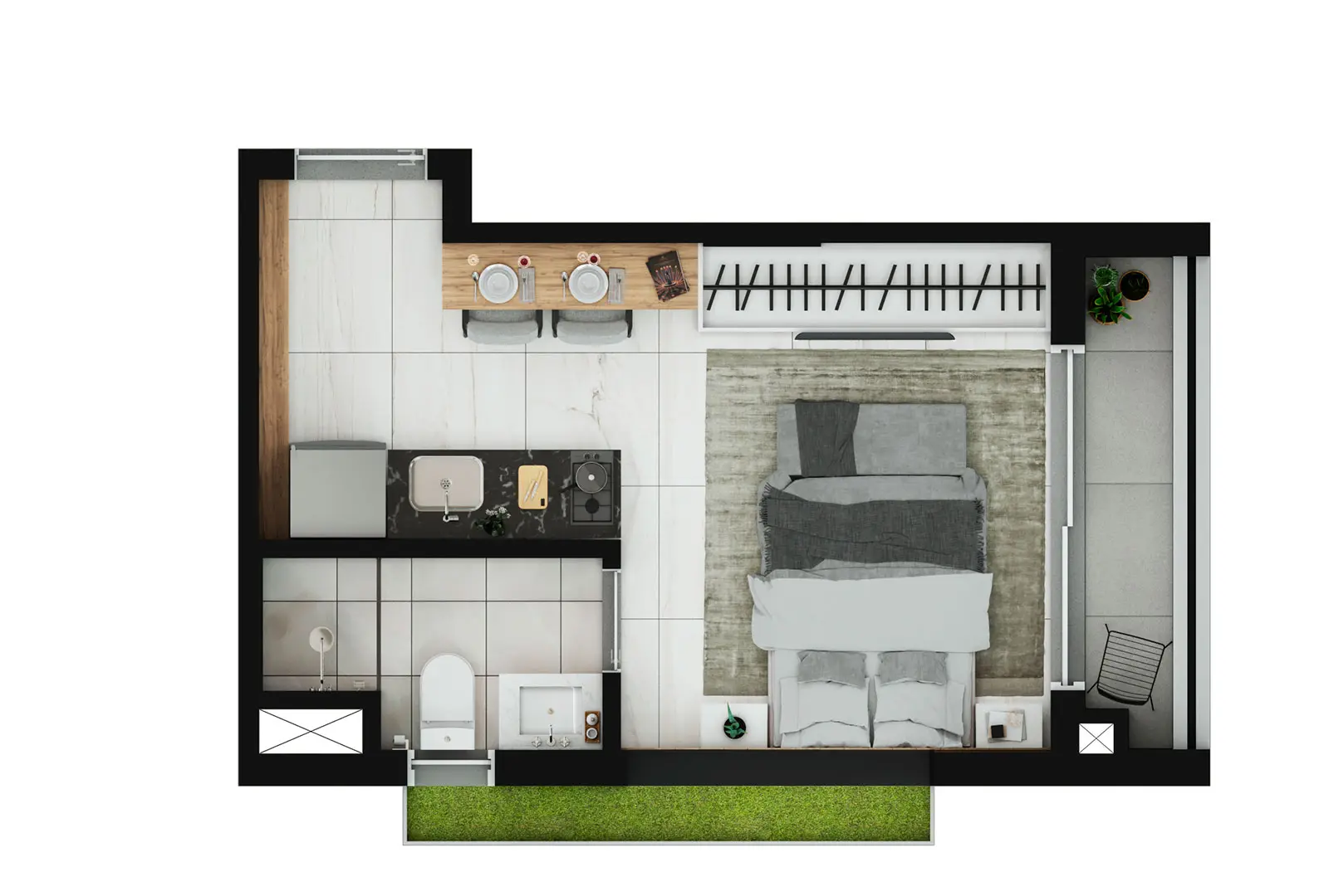 Planta do Essential Brooklin
