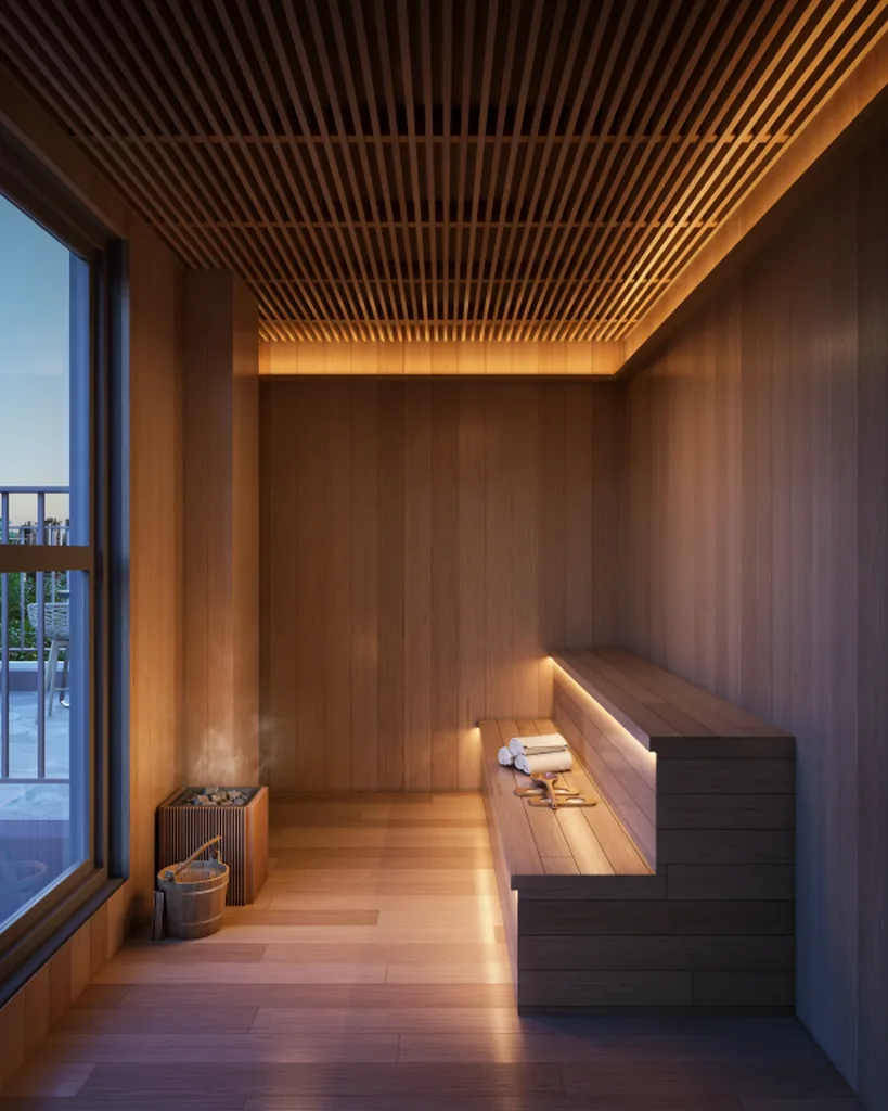 Eucalys Moema Lírio: Sauna