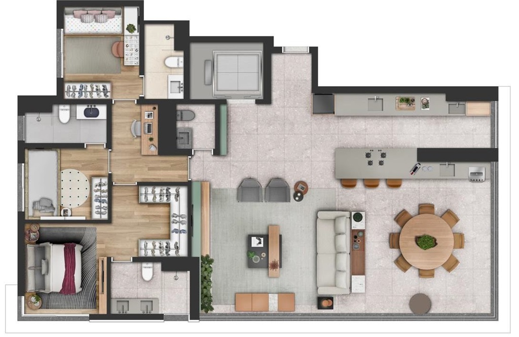 Evolve Vila Mariana: 2 dorm 148m²