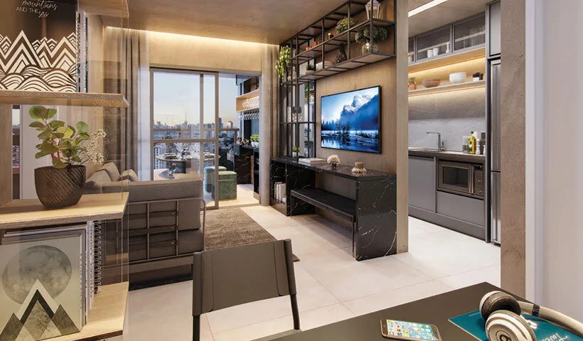 Exalt Ibirapuera by EZ: Living