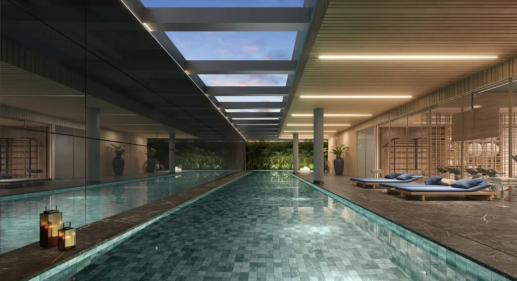 Figueira Leopoldo: Piscina coberta