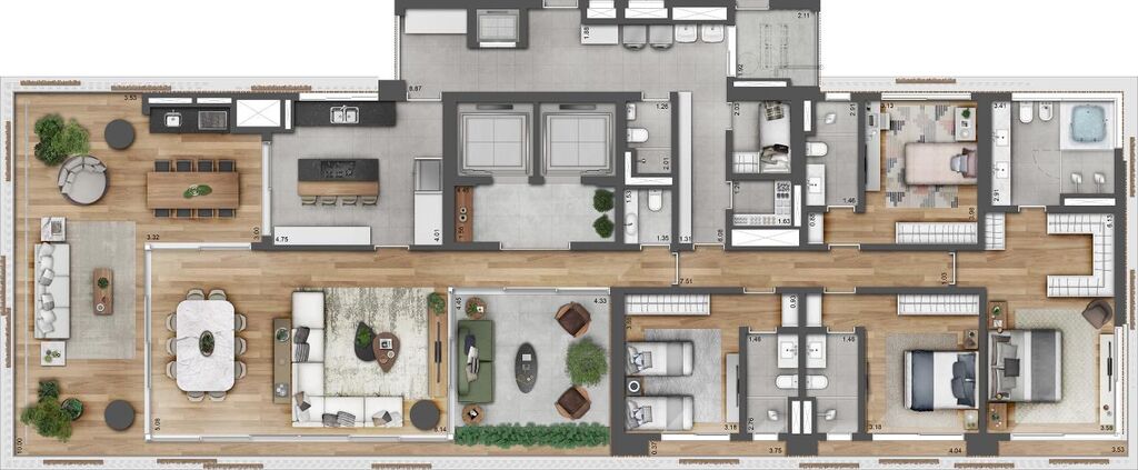 Figueira Leopoldo: 4 dorm 355m²