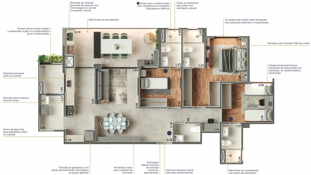 Figueiras By Motiró: 3 dorm 108 80m²