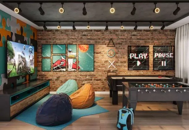 Fit Casa Alto do Ipiranga: Salão de jogos