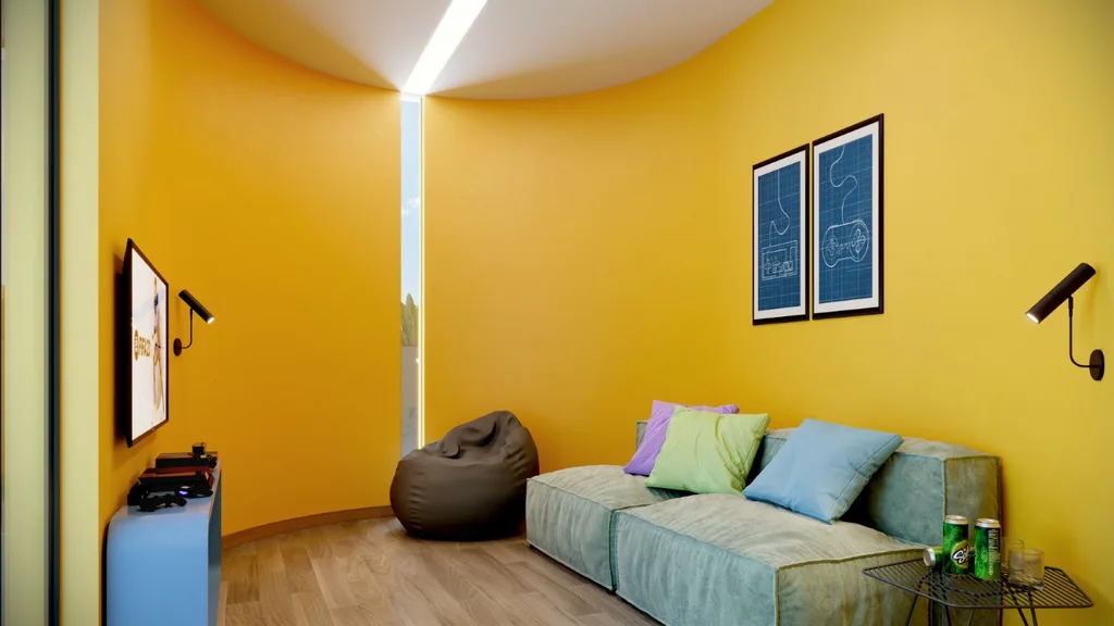 Forma: Sala de jogos