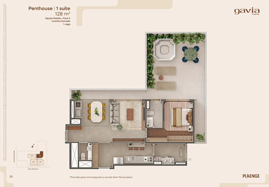 Planta do Gavia Moema