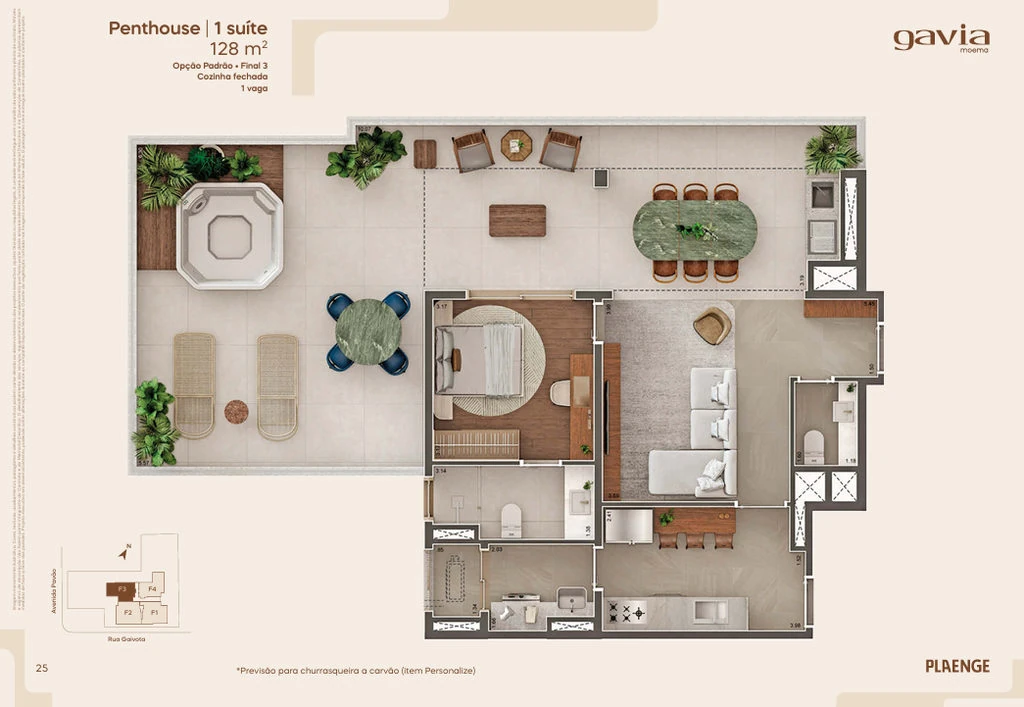 Planta do Gavia Moema