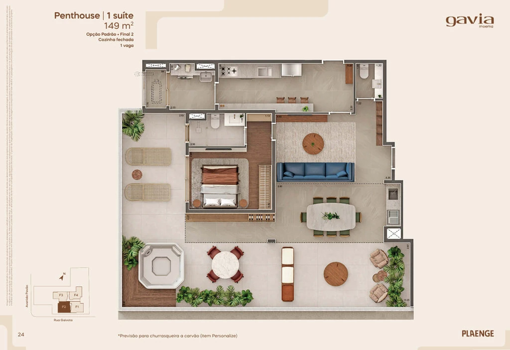 Planta do Gavia Moema
