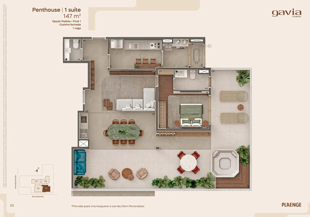 Planta do Gavia Moema