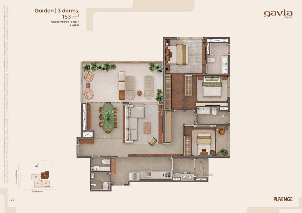 Planta do Gavia Moema