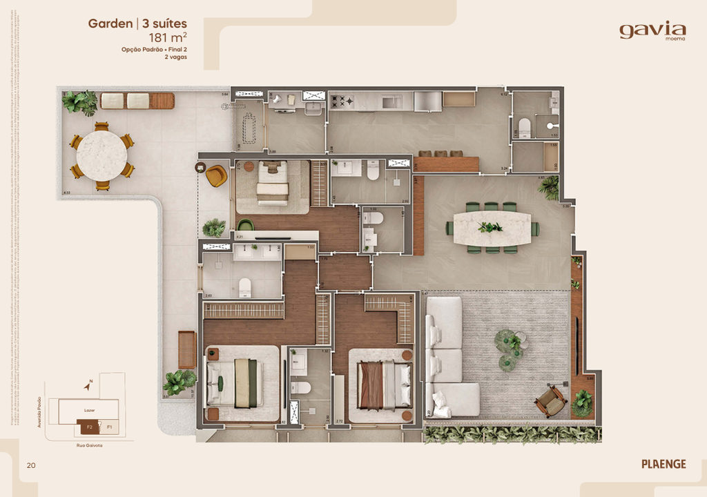 Planta do Gavia Moema