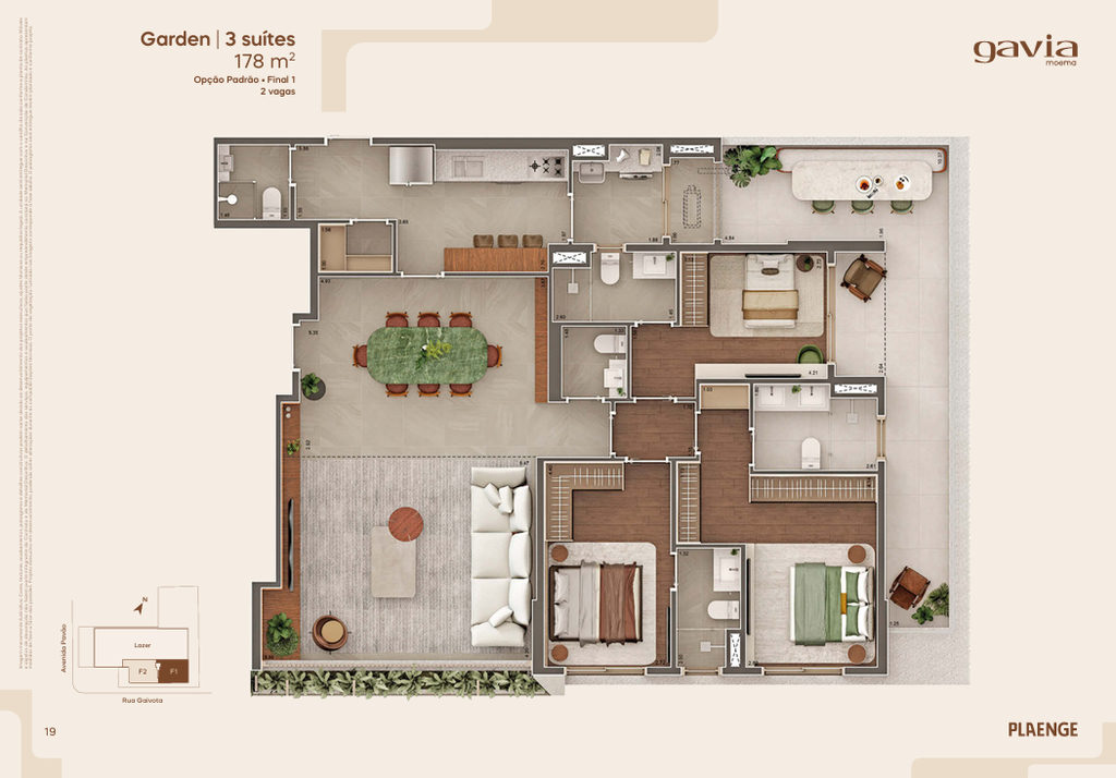 Planta do Gavia Moema