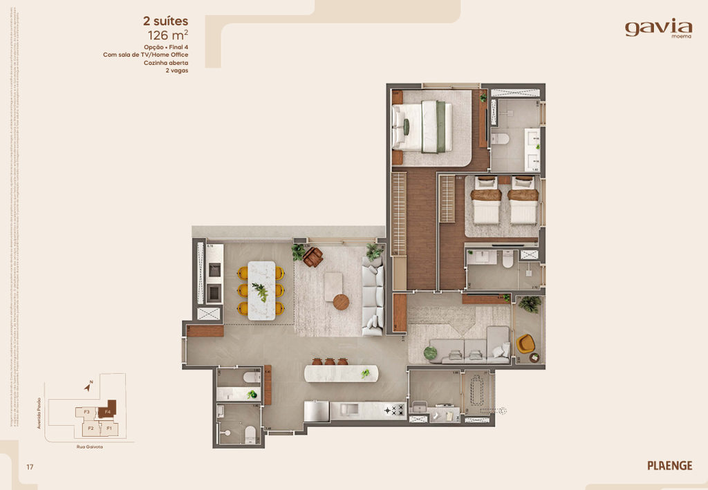 Planta do Gavia Moema