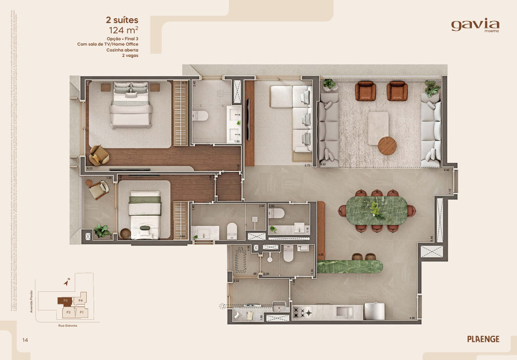 Planta do Gavia Moema