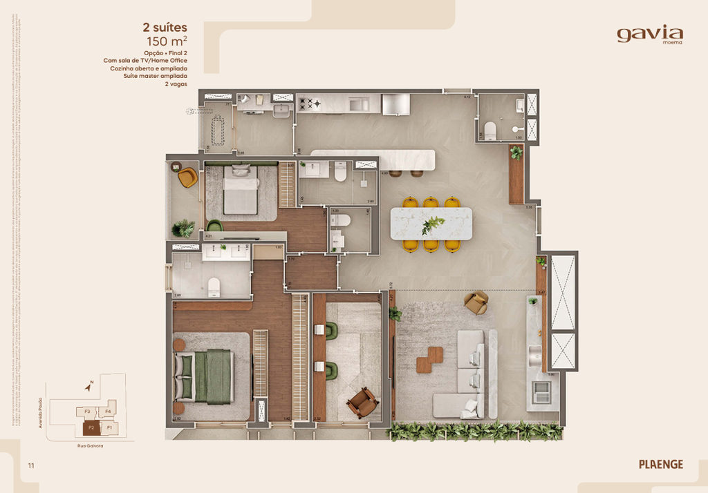 Planta do Gavia Moema