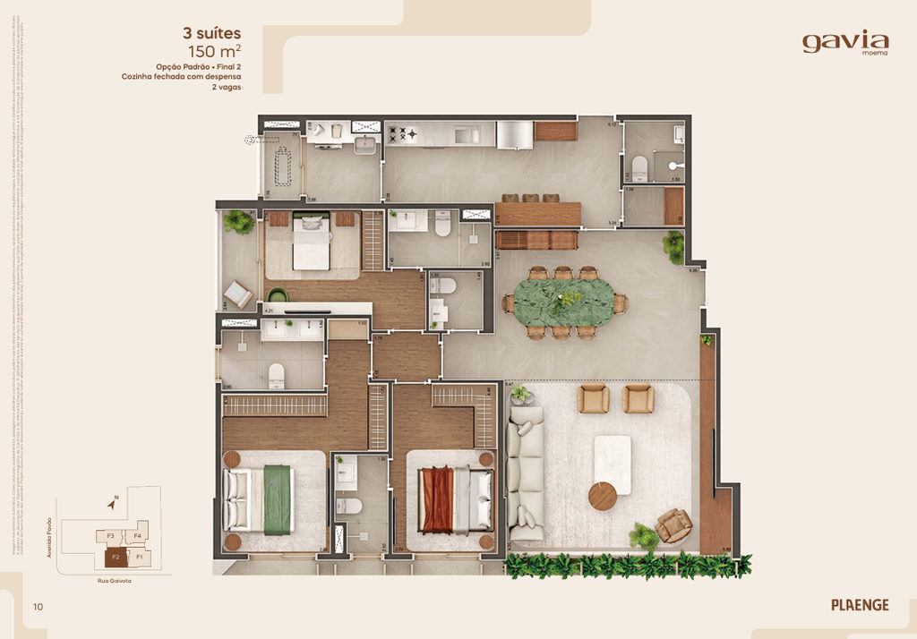 Planta do Gavia Moema