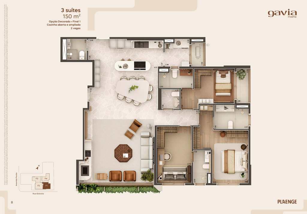 Planta do Gavia Moema