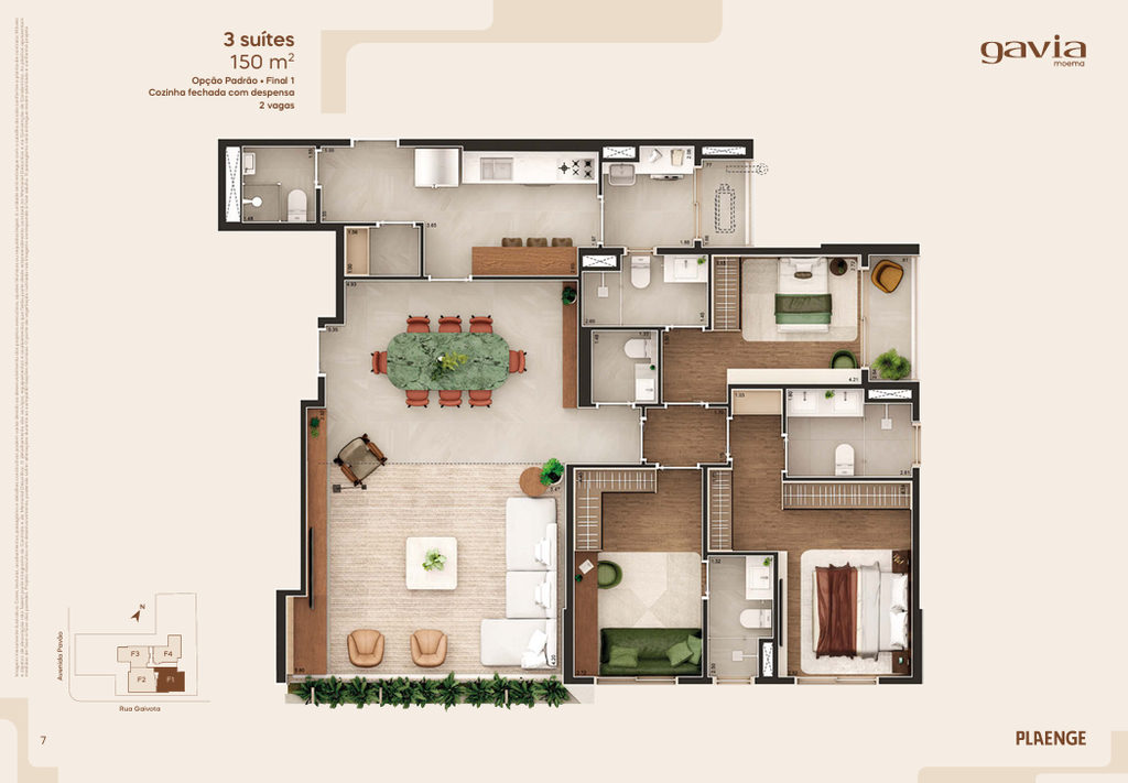 Planta do Gavia Moema