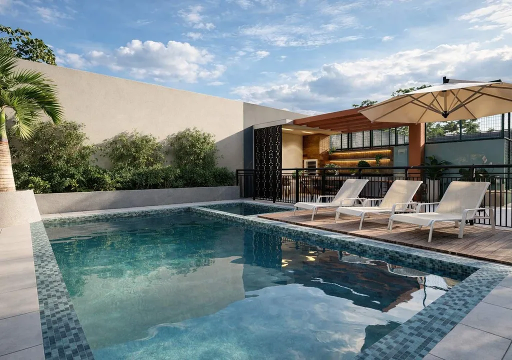 Golden Life: Piscina adulto e infantil