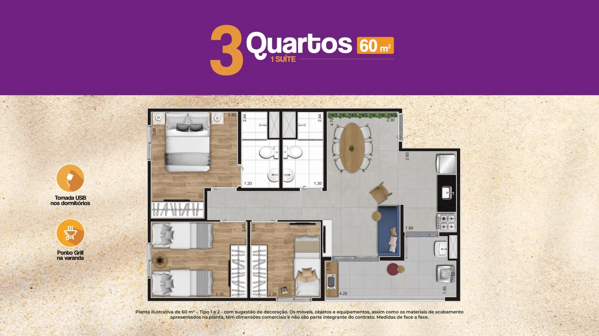 Planta do Gran Kazzas Sacomã Club