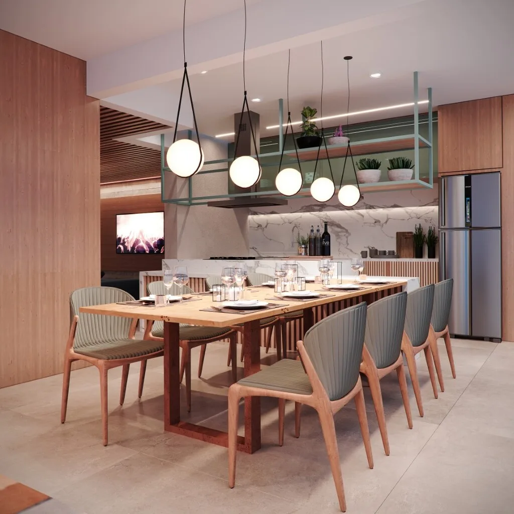 Greenview Brooklin: Espaço gourmet
