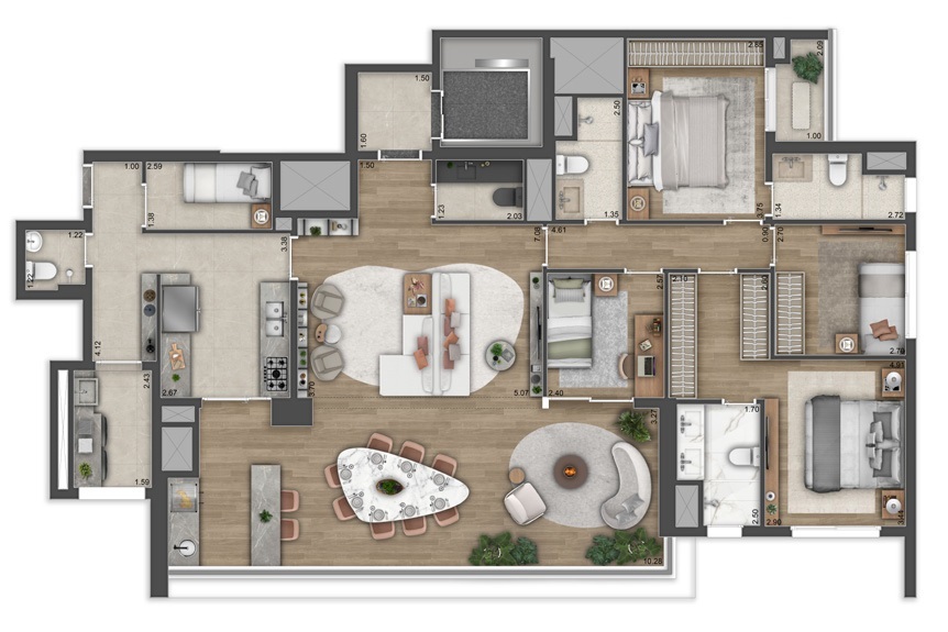 Haus Mitre Edition NY: 4 dorm 164m²