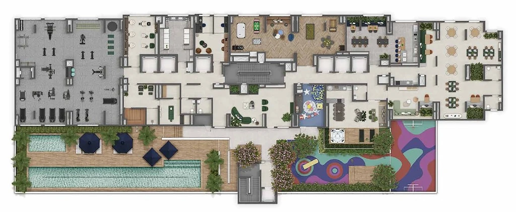 Haus Mitre Station Brooklin: Pavimento lazer