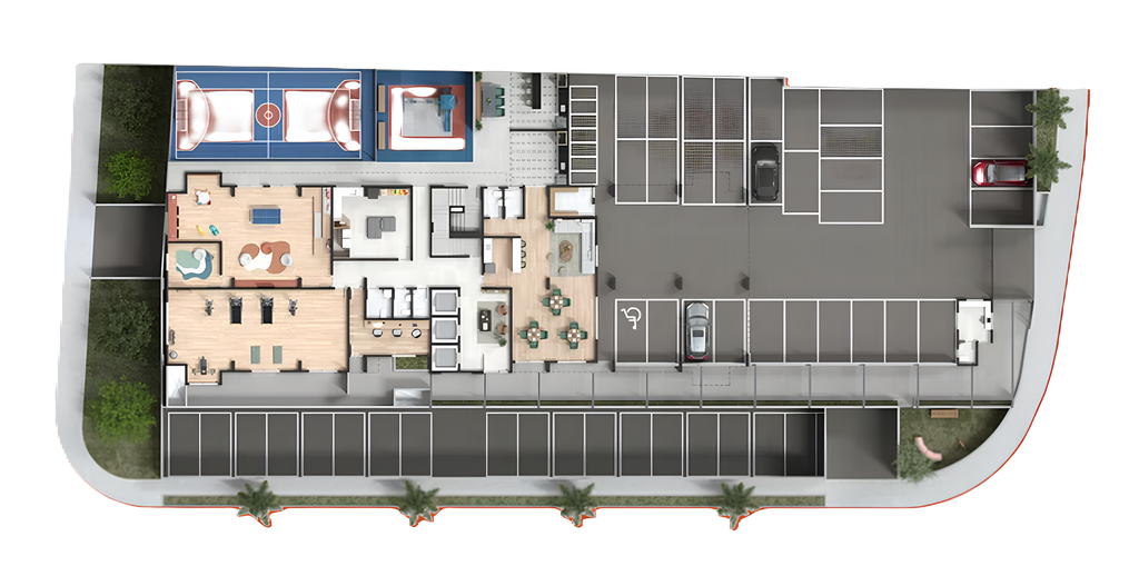 Haus Nova Petrópolis: Pavimento térreo