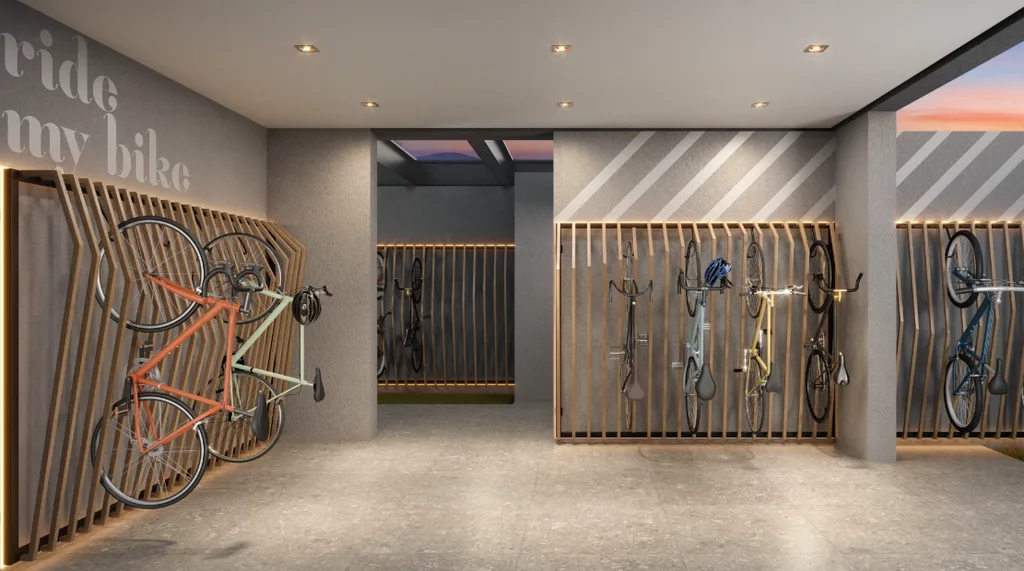 Hauser Home Desing Moema: Bicicletário