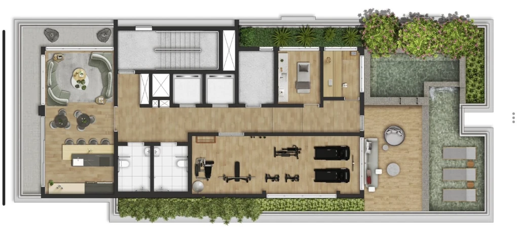 Planta do Hauser Home Desing Moema