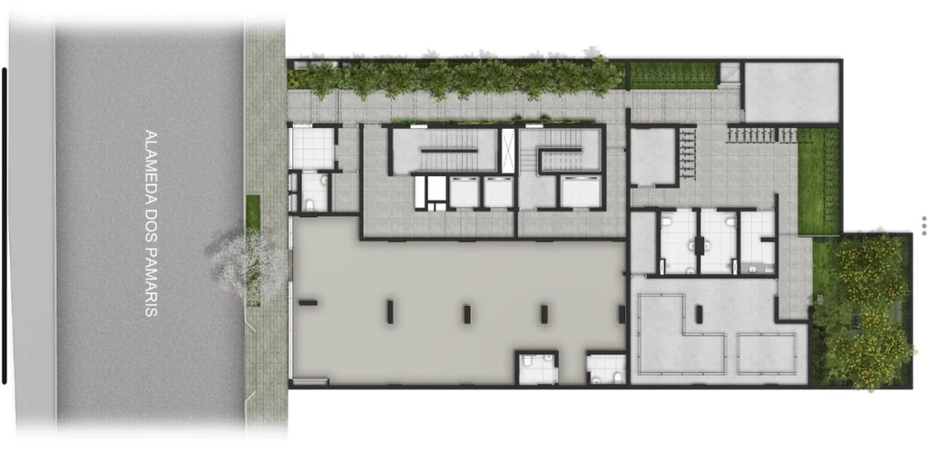 Hauser Home Desing Moema: Pavimento térreo